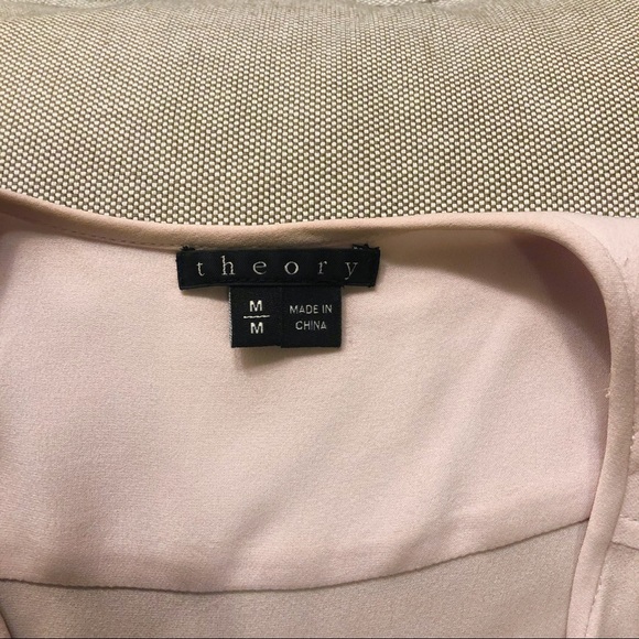 Theory Silk Sleeveless button down blouse-Lilac M - Picture 6 of 6